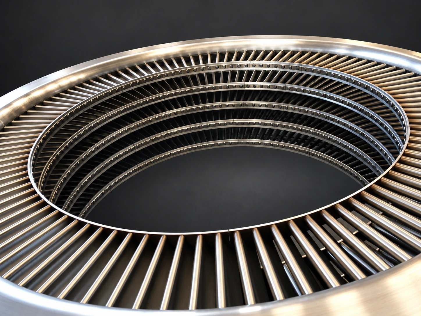Turbine blading ring — company project photograph